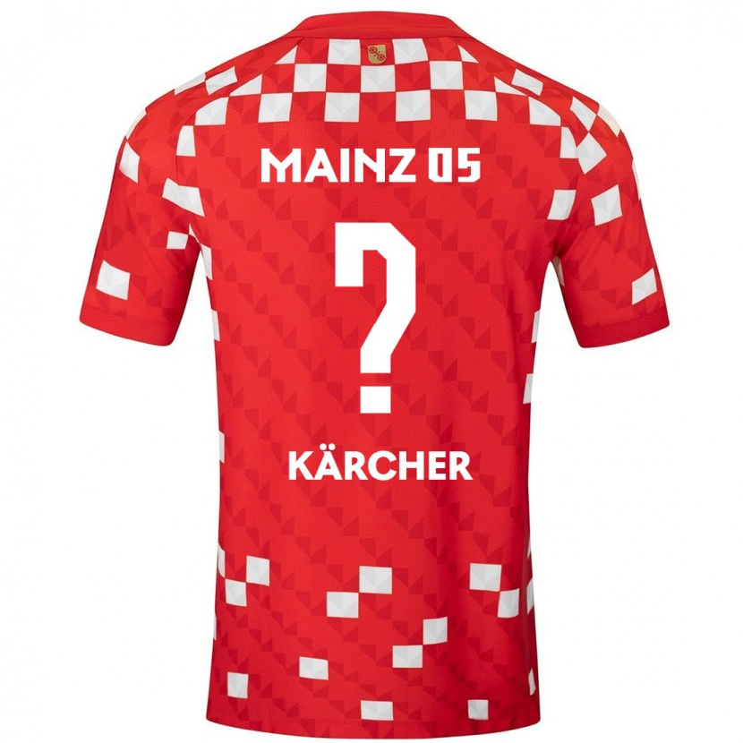 Danxen Enfant Maillot Bent Kärcher #0 Blanc Rouge Tenues Domicile 2024/25 T-Shirt