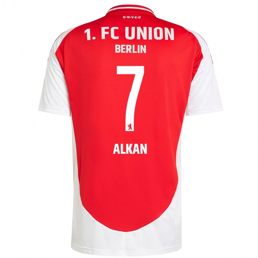 Danxen Enfant Maillot Musa Alkan #7 Rouge Blanc Tenues Domicile 2024/25 T-Shirt