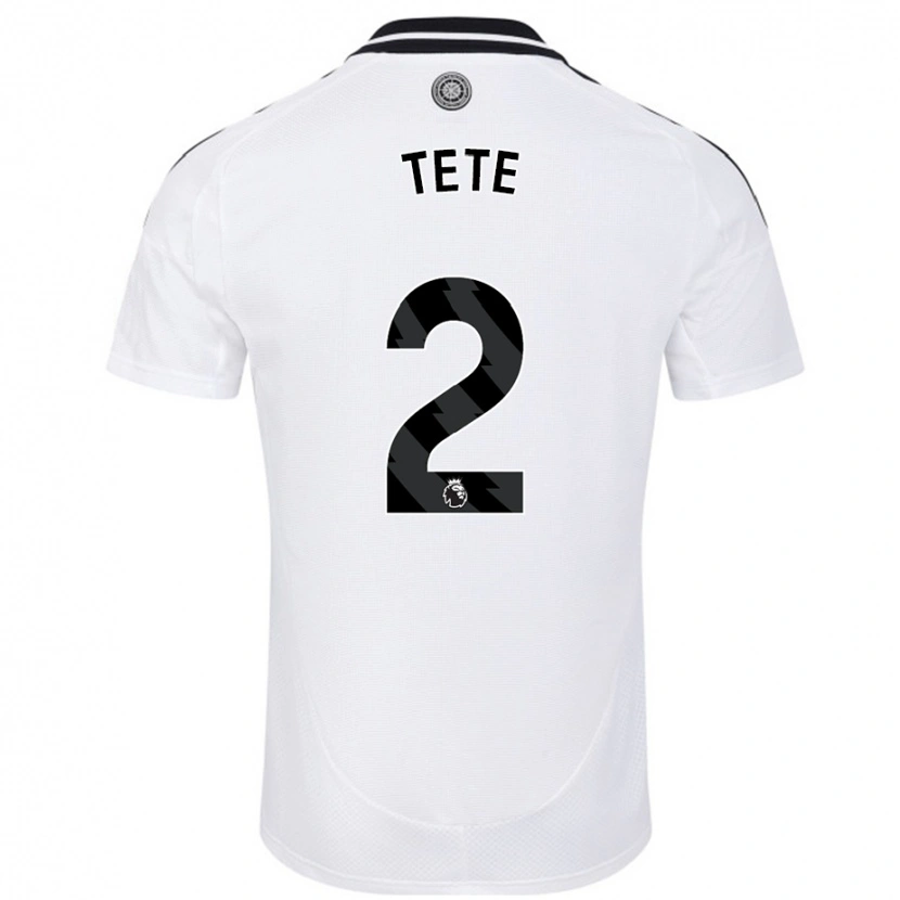 Danxen Enfant Maillot Kenny Tete #2 Blanc Tenues Domicile 2024/25 T-Shirt