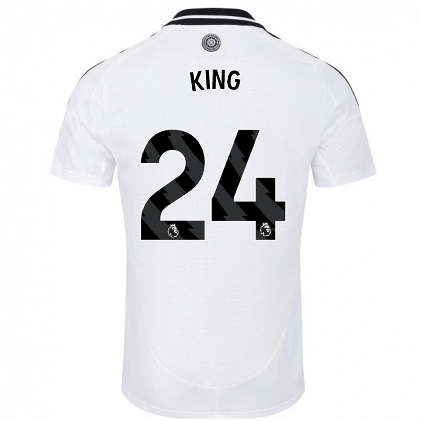 Danxen Enfant Maillot Joshua King #24 Blanc Tenues Domicile 2024/25 T-Shirt