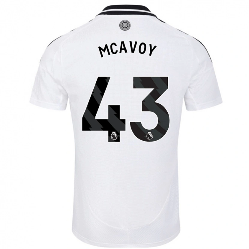 Danxen Enfant Maillot Connor Mcavoy #43 Blanc Tenues Domicile 2024/25 T-Shirt