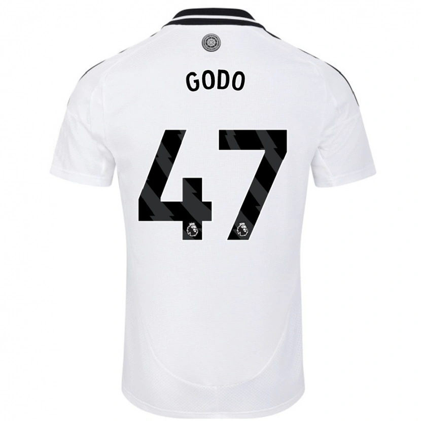 Danxen Enfant Maillot Martial Godo #47 Blanc Tenues Domicile 2024/25 T-Shirt