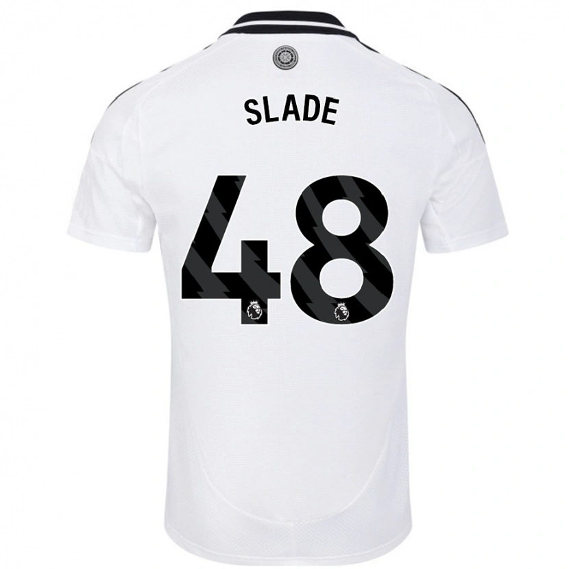 Danxen Enfant Maillot Bradley Slade #48 Blanc Tenues Domicile 2024/25 T-Shirt