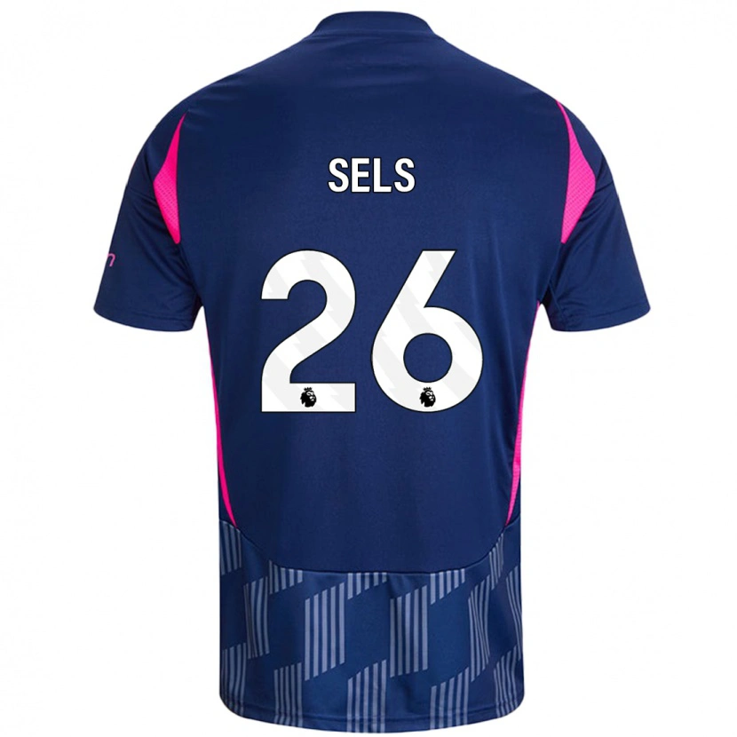 Danxen Enfant Maillot Matz Sels #26 Bleu Royal Rose Tenues Extérieur 2024/25 T-Shirt