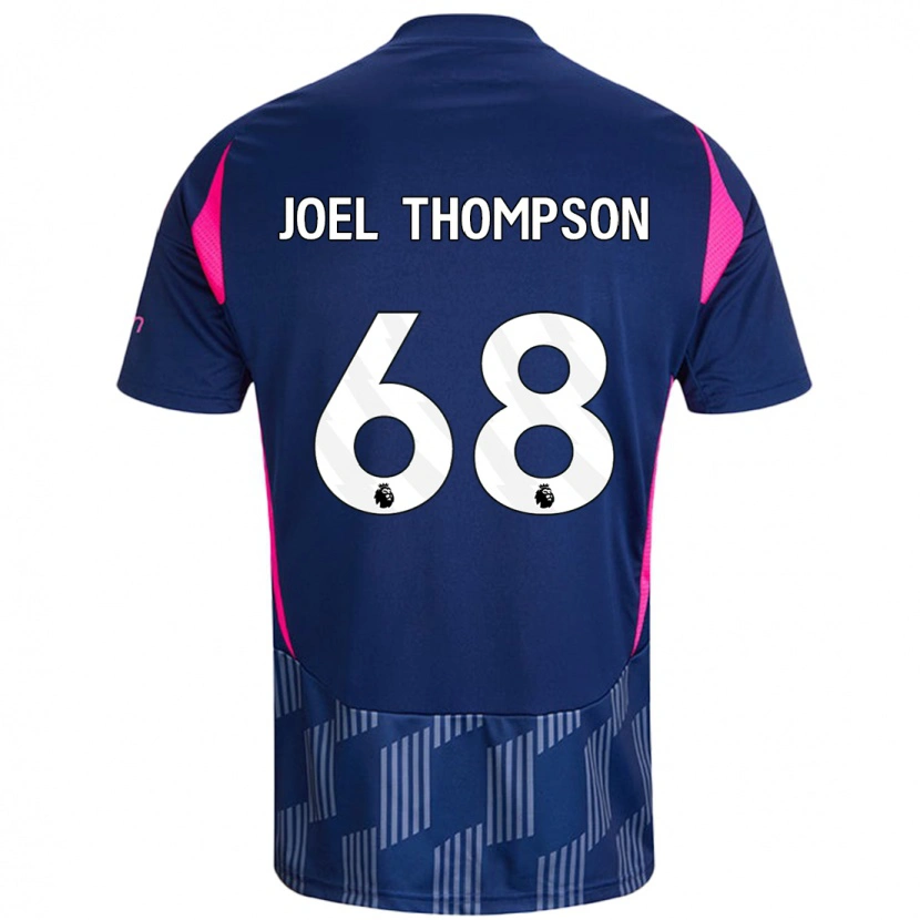 Danxen Enfant Maillot Joel Thompson #68 Bleu Royal Rose Tenues Extérieur 2024/25 T-Shirt