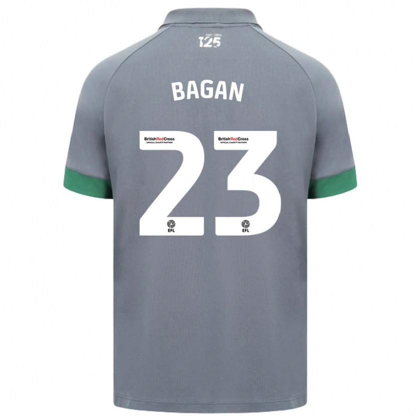 Danxen Enfant Maillot Joel Bagan #23 Gris Foncé Tenues Extérieur 2024/25 T-Shirt