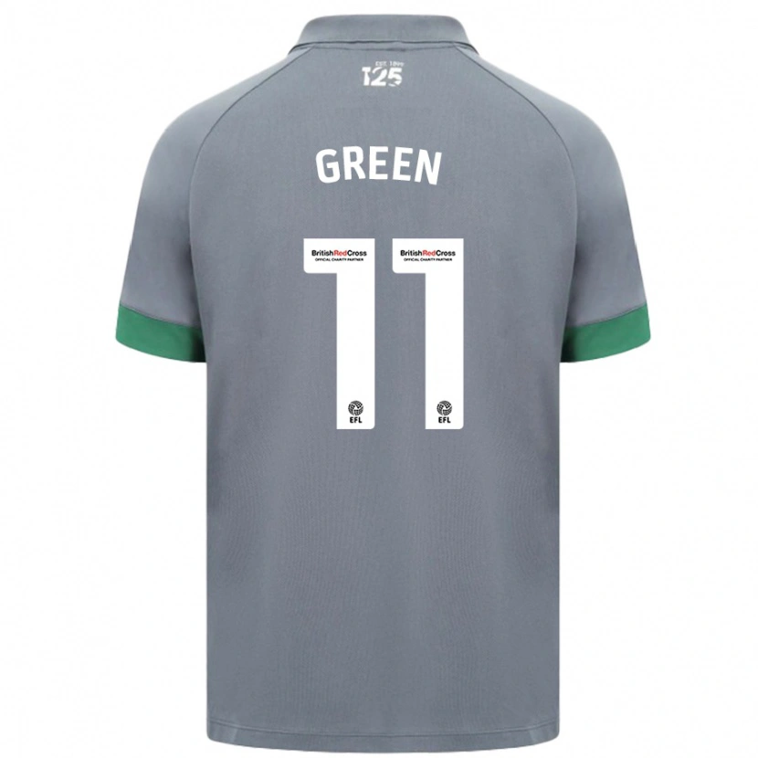 Danxen Enfant Maillot Danielle Green #11 Gris Foncé Tenues Extérieur 2024/25 T-Shirt