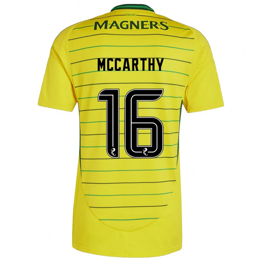 Danxen Enfant Maillot James Mccarthy #16 Jaune Tenues Extérieur 2024/25 T-Shirt