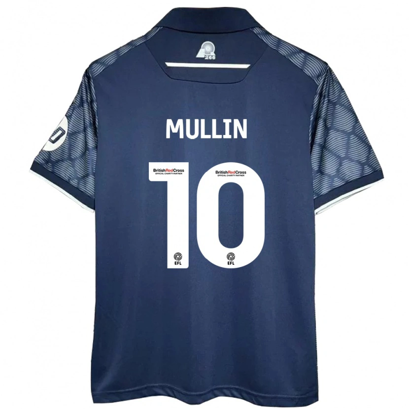 Danxen Enfant Maillot Paul Mullin #10 Noir Tenues Extérieur 2024/25 T-Shirt