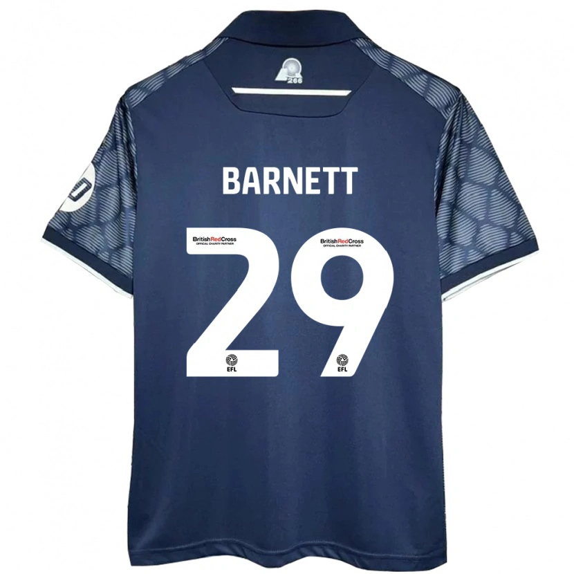 Danxen Enfant Maillot Ryan Barnett #29 Noir Tenues Extérieur 2024/25 T-Shirt