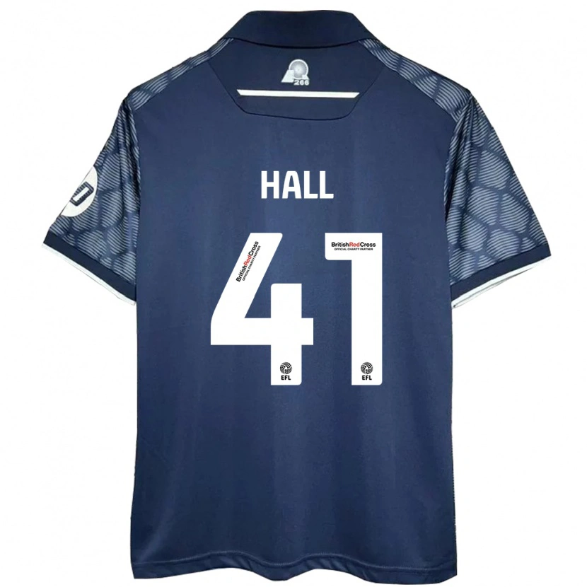 Danxen Enfant Maillot Liam Hall #41 Noir Tenues Extérieur 2024/25 T-Shirt