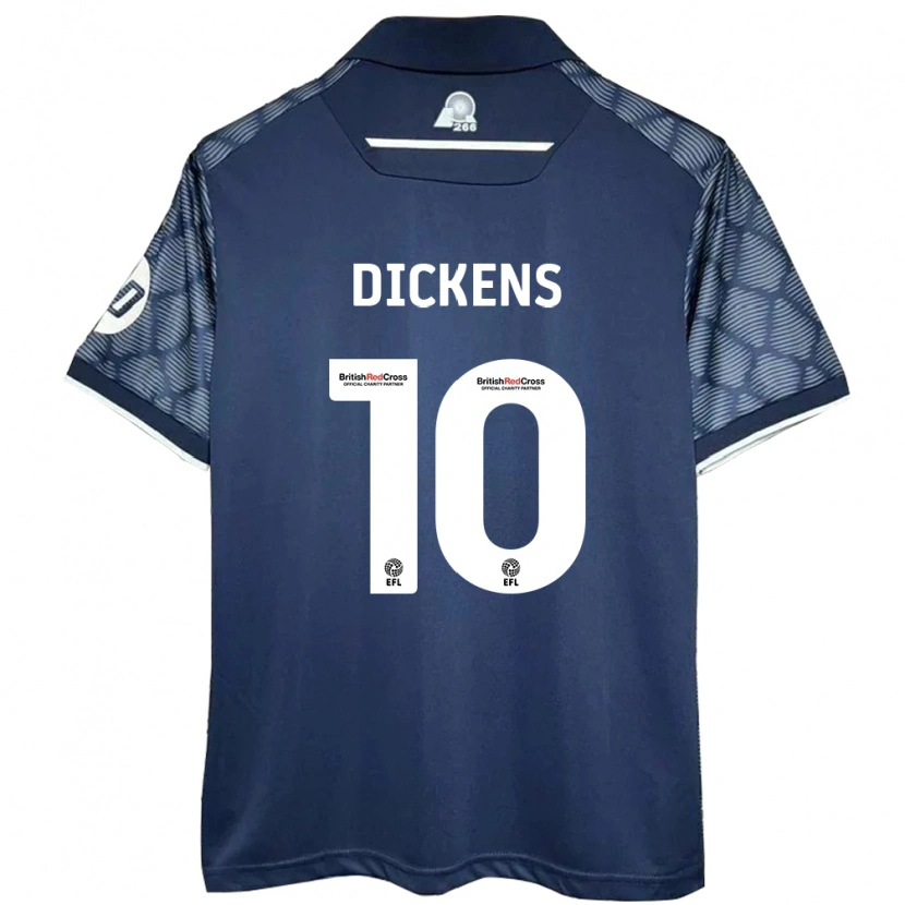 Danxen Enfant Maillot Tj Dickens #10 Noir Tenues Extérieur 2024/25 T-Shirt