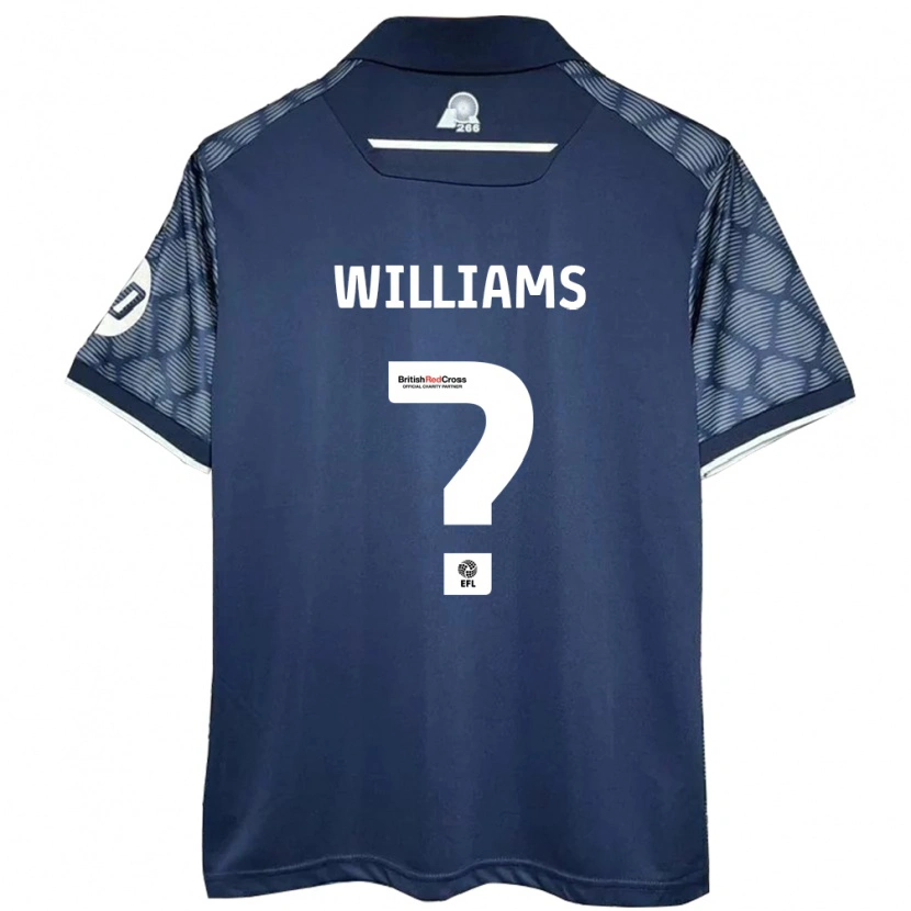 Danxen Enfant Maillot Sam Williams #0 Noir Tenues Extérieur 2024/25 T-Shirt