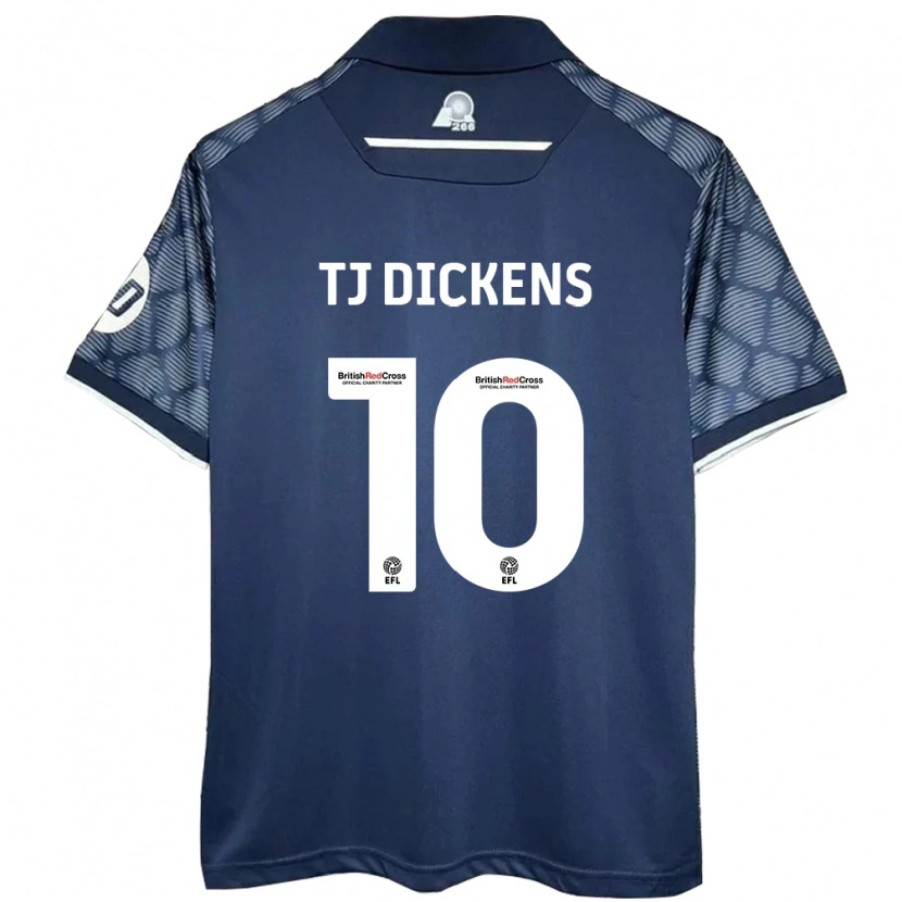 Danxen Enfant Maillot Tonicha Tj Dickens #10 Noir Tenues Extérieur 2024/25 T-Shirt