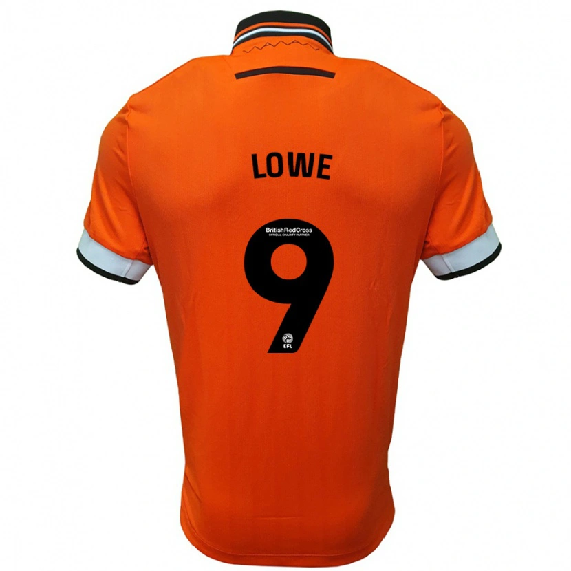 Danxen Enfant Maillot Jamal Lowe #9 Orange Blanc Tenues Extérieur 2024/25 T-Shirt