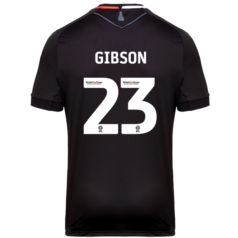 Danxen Enfant Maillot Ben Gibson #23 Noir Tenues Extérieur 2024/25 T-Shirt