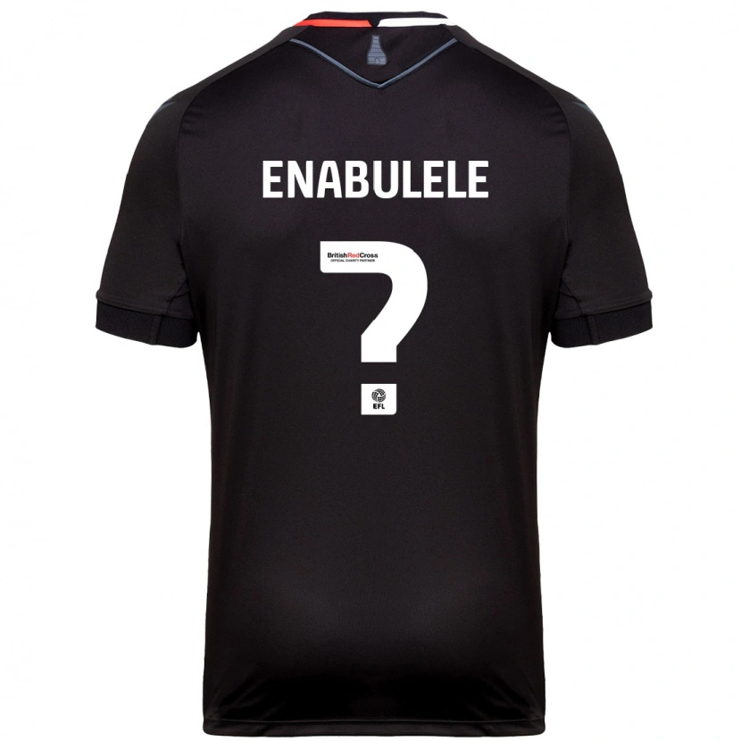 Danxen Enfant Maillot Oghosaiwi Enabulele #0 Noir Tenues Extérieur 2024/25 T-Shirt