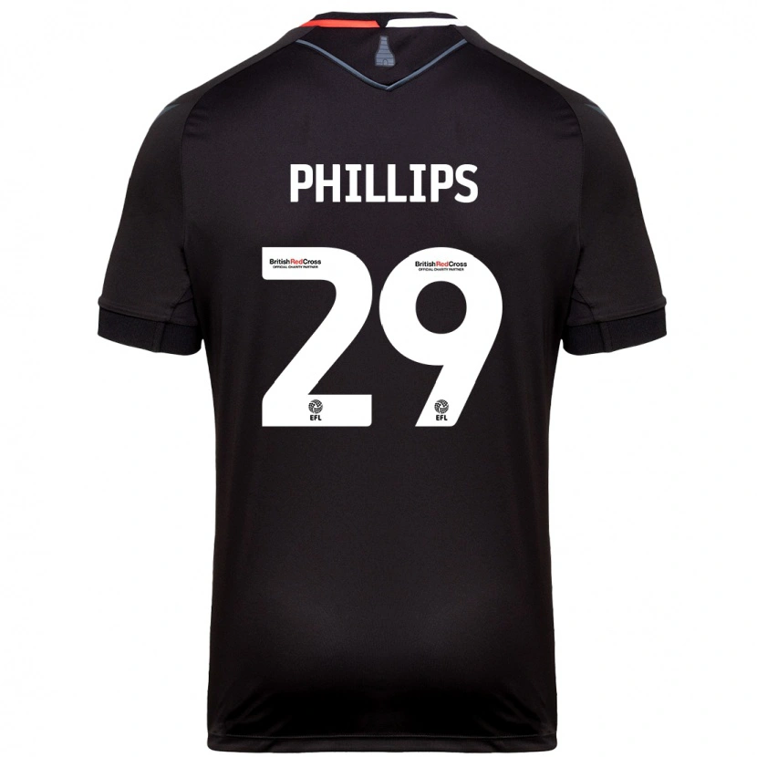 Danxen Enfant Maillot D'margio Wright-Phillips #29 Noir Tenues Extérieur 2024/25 T-Shirt