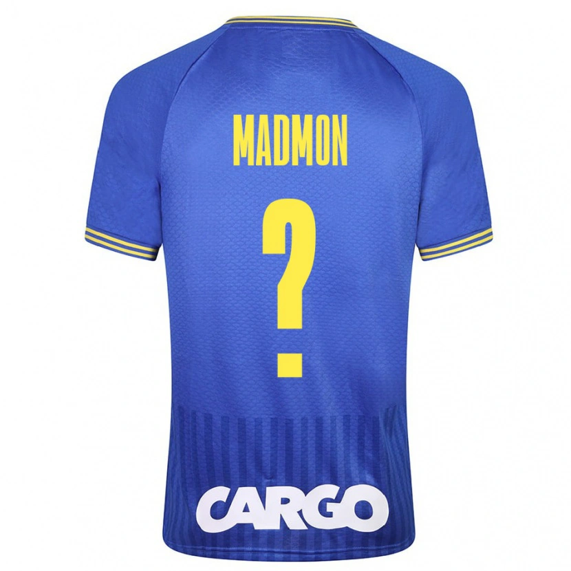 Danxen Enfant Maillot Elad Madmon #0 Blanc Tenues Extérieur 2024/25 T-Shirt