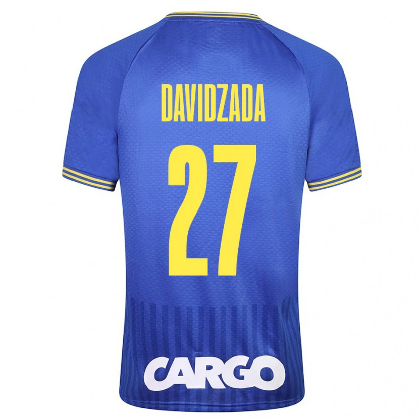 Danxen Enfant Maillot Ofir Davidzada #27 Blanc Tenues Extérieur 2024/25 T-Shirt