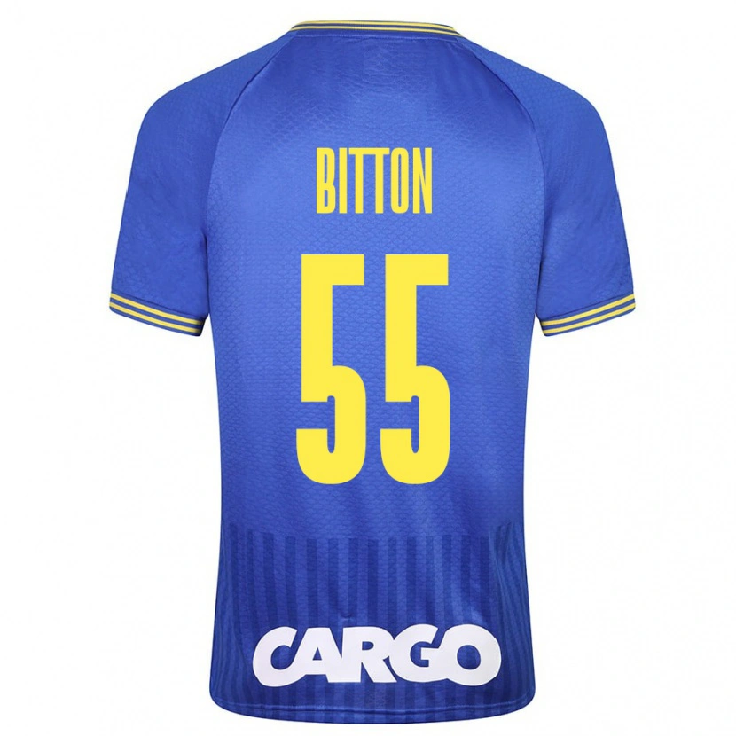 Danxen Enfant Maillot Nir Bitton #55 Blanc Tenues Extérieur 2024/25 T-Shirt