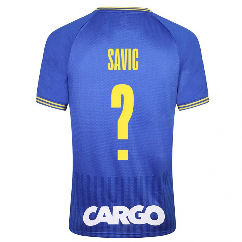 Danxen Enfant Maillot Rom Savic #0 Blanc Tenues Extérieur 2024/25 T-Shirt