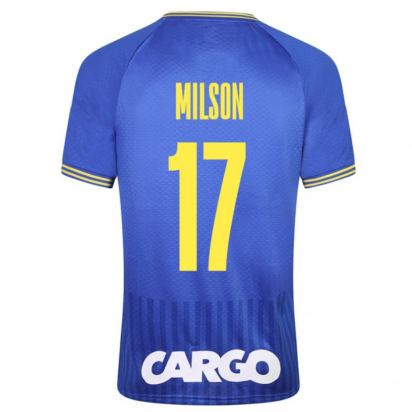 Danxen Enfant Maillot Milson #17 Blanc Tenues Extérieur 2024/25 T-Shirt