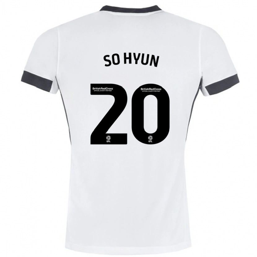 Danxen Enfant Maillot Cho So-Hyun #20 Blanc Noir Tenues Extérieur 2024/25 T-Shirt