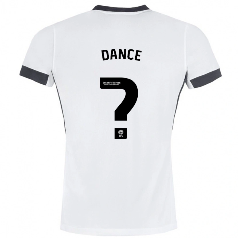 Danxen Enfant Maillot Morgan Dance #0 Blanc Noir Tenues Extérieur 2024/25 T-Shirt