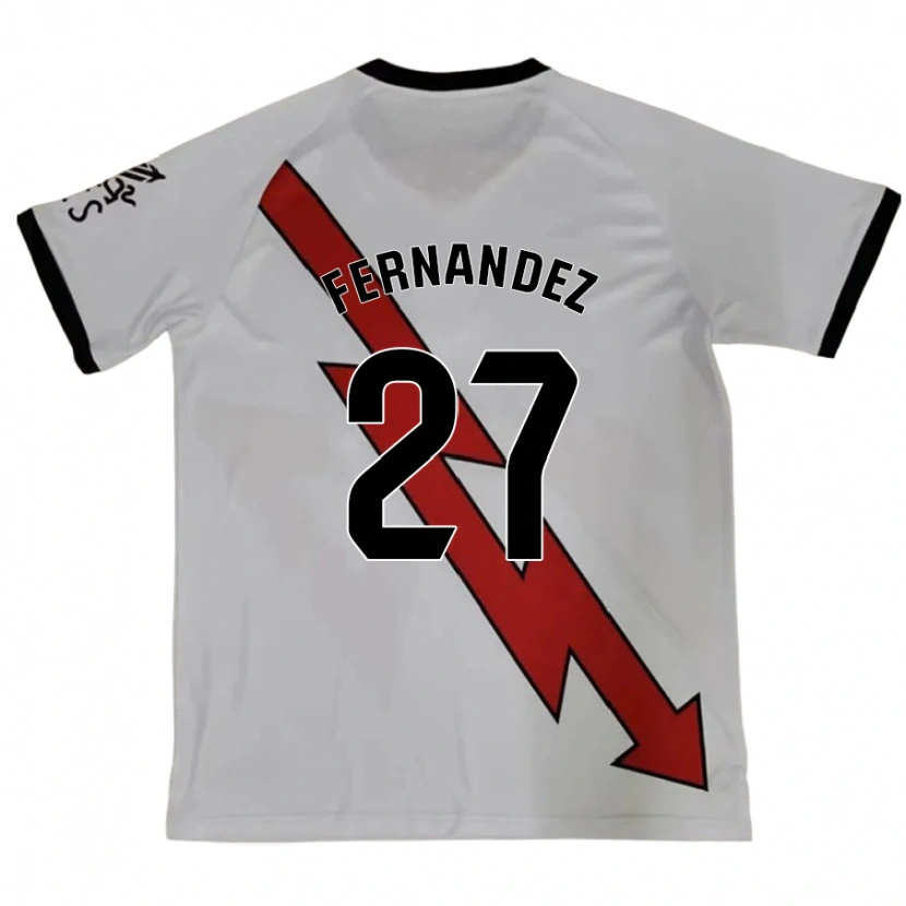 Danxen Enfant Maillot Pelayo Fernández #27 Rouge Tenues Extérieur 2024/25 T-Shirt