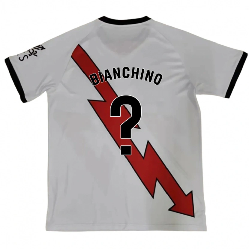 Danxen Enfant Maillot Nicolò Bianchino #0 Rouge Tenues Extérieur 2024/25 T-Shirt