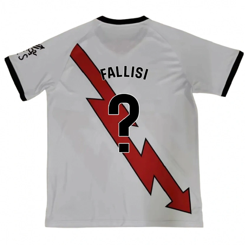 Danxen Enfant Maillot Alessandro Fallisi #0 Rouge Tenues Extérieur 2024/25 T-Shirt