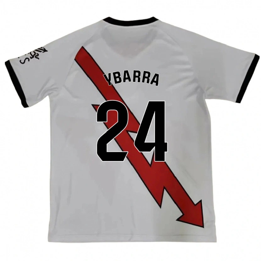 Danxen Enfant Maillot Juan Ybarra #24 Rouge Tenues Extérieur 2024/25 T-Shirt