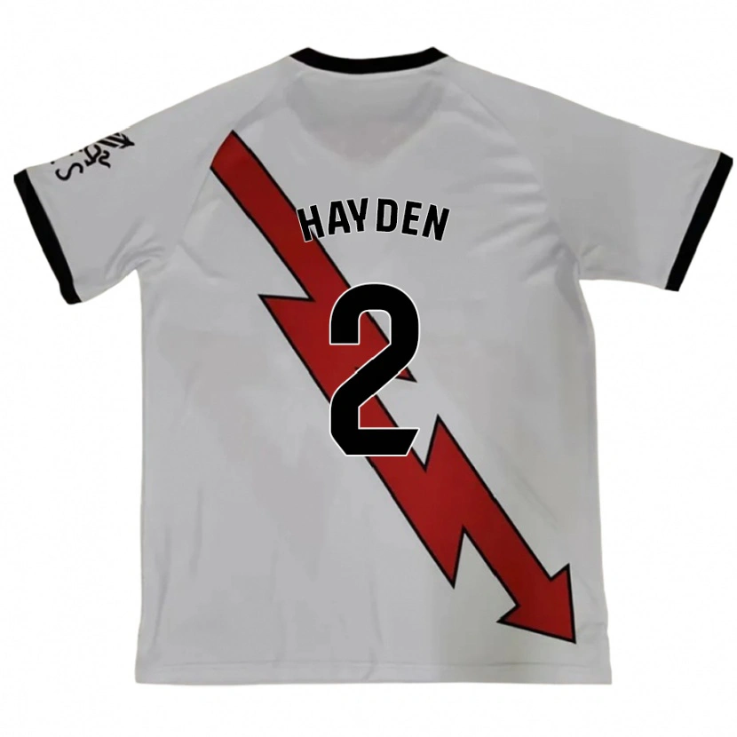 Danxen Enfant Maillot Danielle Hayden #2 Rouge Tenues Extérieur 2024/25 T-Shirt