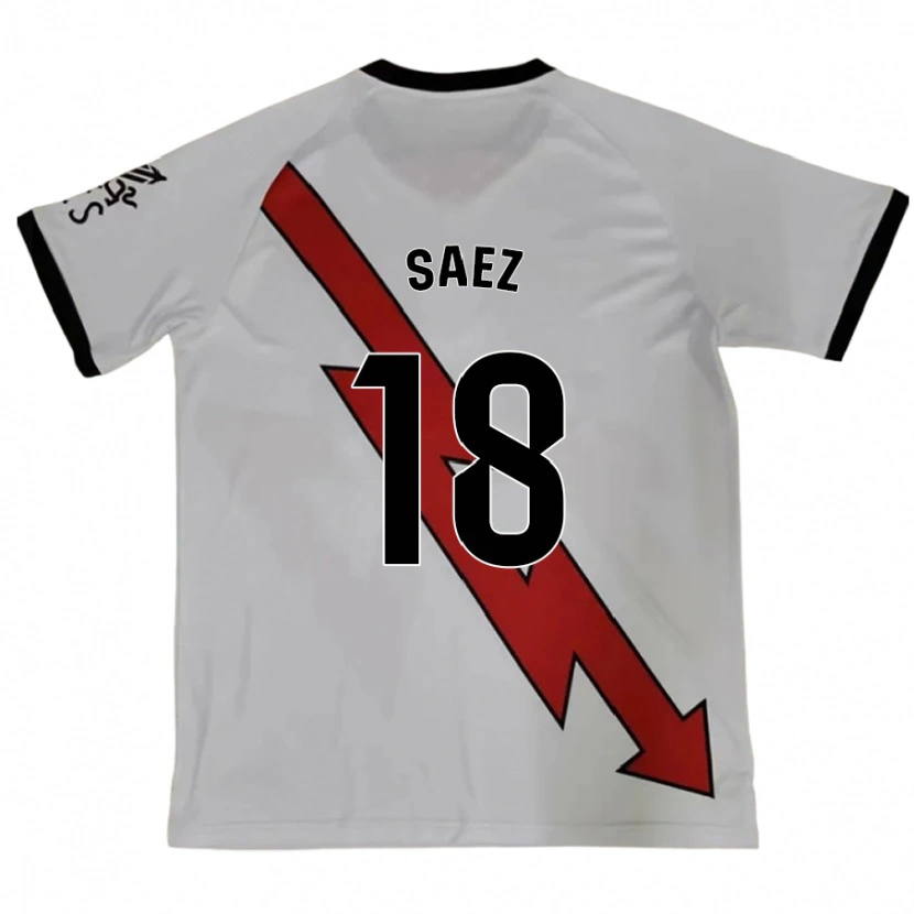 Danxen Enfant Maillot Camila Sáez #18 Rouge Tenues Extérieur 2024/25 T-Shirt