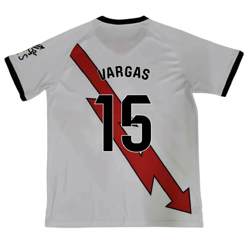 Danxen Enfant Maillot Rosario Vargas Sarasqueta #15 Rouge Tenues Extérieur 2024/25 T-Shirt