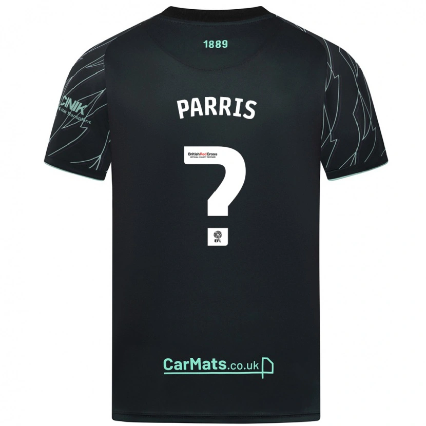 Danxen Enfant Maillot Mekhi Haughton-Parris #0 Noir Vert Tenues Extérieur 2024/25 T-Shirt