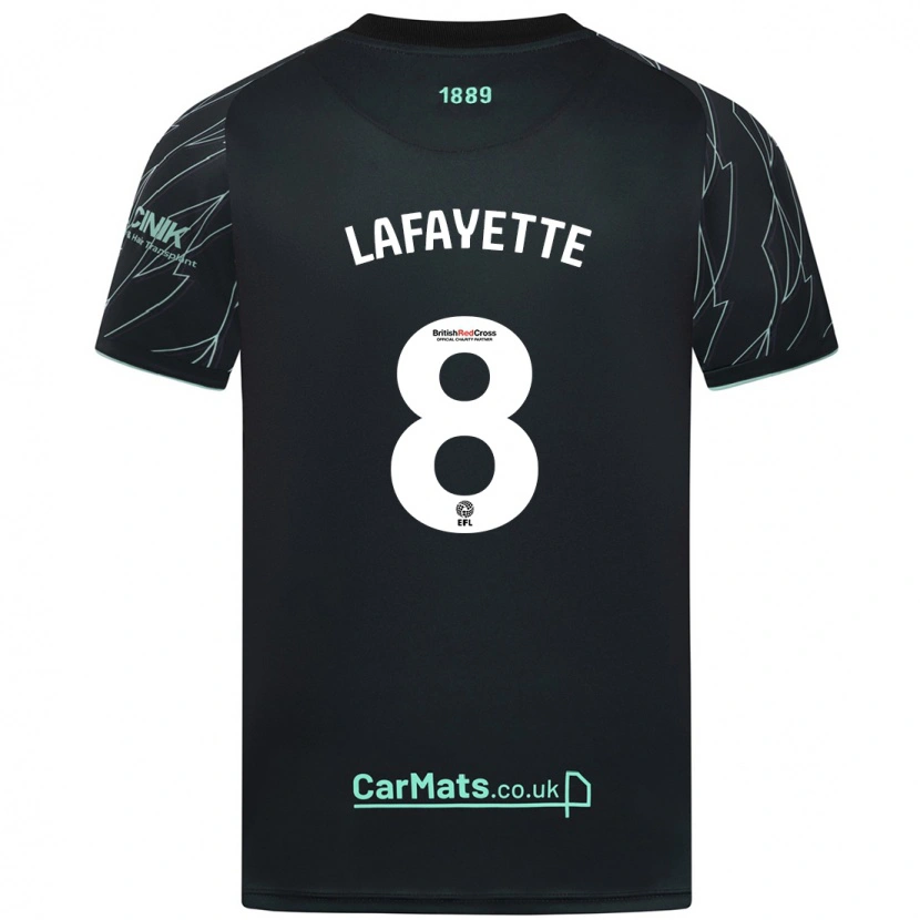 Danxen Enfant Maillot Abbie Lafayette #8 Noir Vert Tenues Extérieur 2024/25 T-Shirt