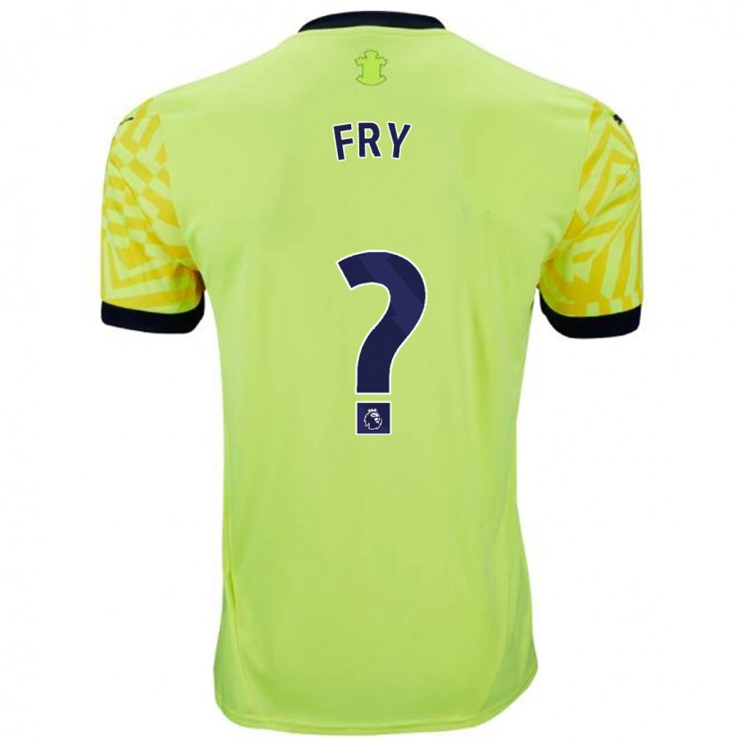 Danxen Enfant Maillot Max Fry #0 Jaune Tenues Extérieur 2024/25 T-Shirt