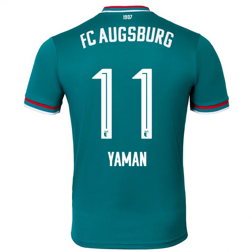 Danxen Enfant Maillot Kerim Yaman #11 Vert Foncé Tenues Extérieur 2024/25 T-Shirt