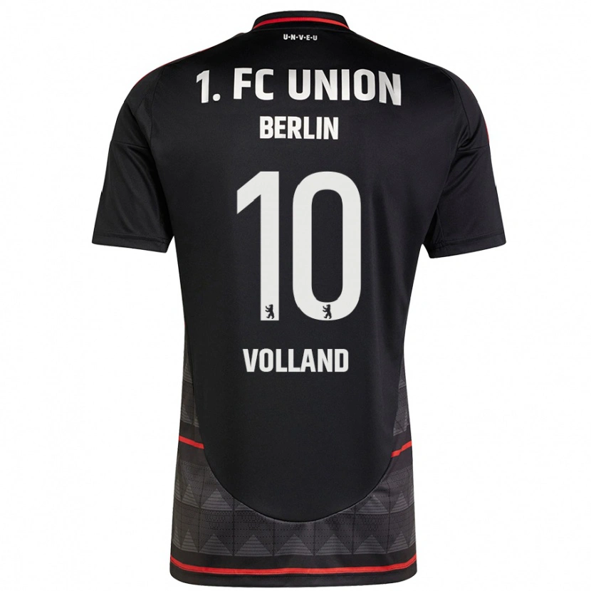 Danxen Enfant Maillot Kevin Volland #10 Noir Tenues Extérieur 2024/25 T-Shirt