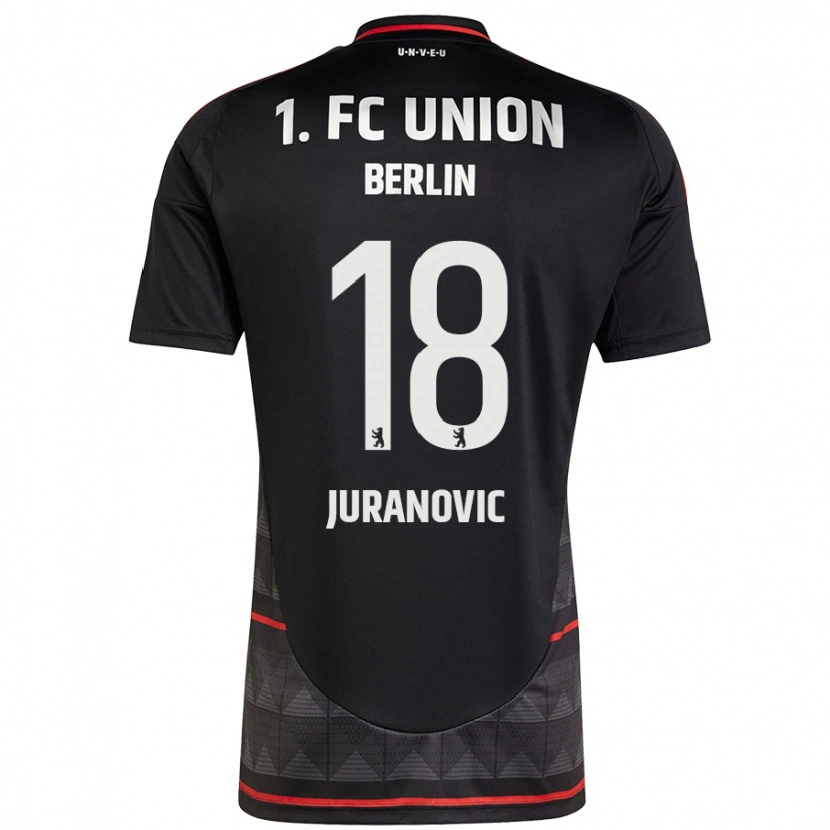 Danxen Enfant Maillot Josip Juranovic #18 Noir Tenues Extérieur 2024/25 T-Shirt