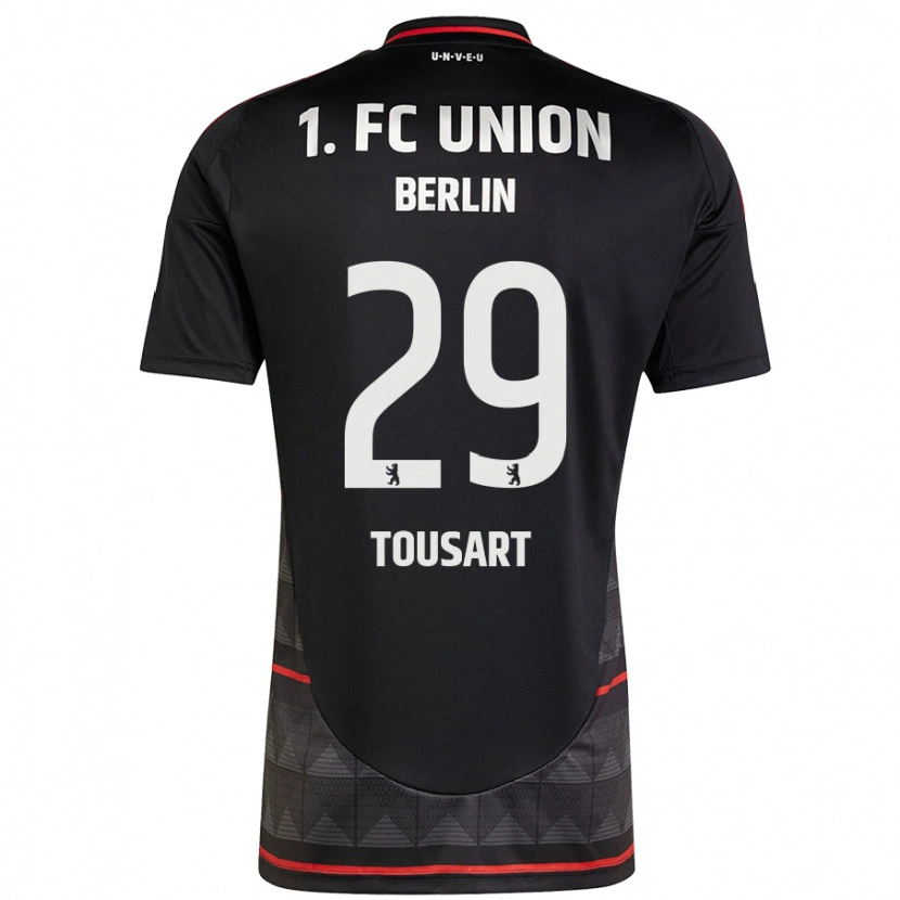 Danxen Enfant Maillot Lucas Tousart #29 Noir Tenues Extérieur 2024/25 T-Shirt