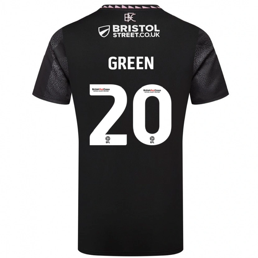 Danxen Enfant Maillot Etienne Green #20 Noir Tenues Extérieur 2024/25 T-Shirt