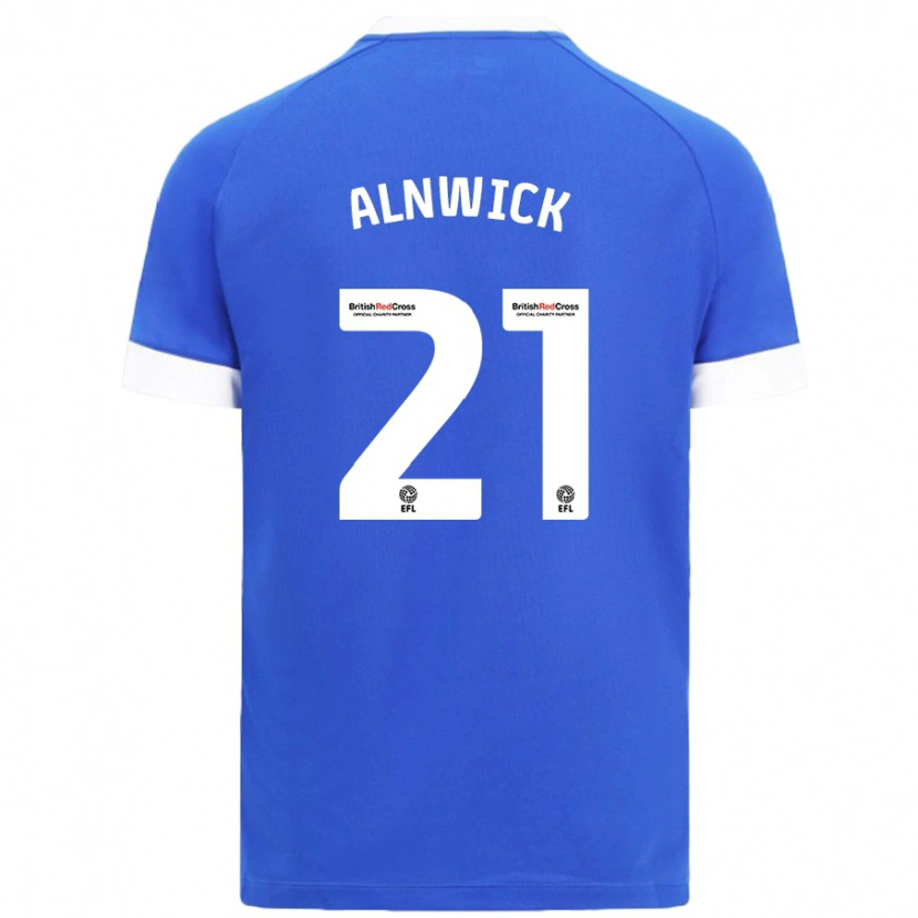 Danxen Homme Maillot Jak Alnwick #21 Bleu Ciel Tenues Domicile 2024/25 T-Shirt