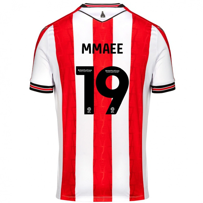 Danxen Homme Maillot Ryan Mmaee #19 Rouge Blanc Tenues Domicile 2024/25 T-Shirt