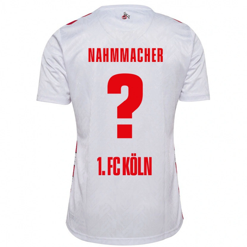 Danxen Homme Maillot Emil Nahmmacher #0 Blanc Rouge Tenues Domicile 2024/25 T-Shirt