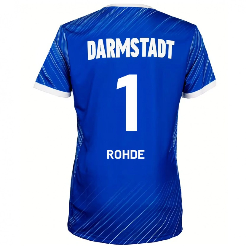 Danxen Homme Maillot Til Rohde #1 Bleu Blanc Tenues Domicile 2024/25 T-Shirt