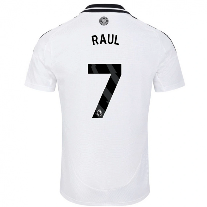 Danxen Homme Maillot Raúl Jiménez #7 Blanc Tenues Domicile 2024/25 T-Shirt