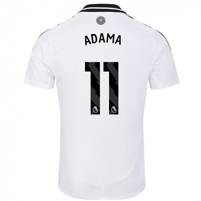 Danxen Homme Maillot Adama Traoré #11 Blanc Tenues Domicile 2024/25 T-Shirt